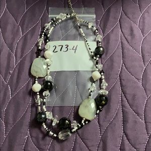 Black and white necklace